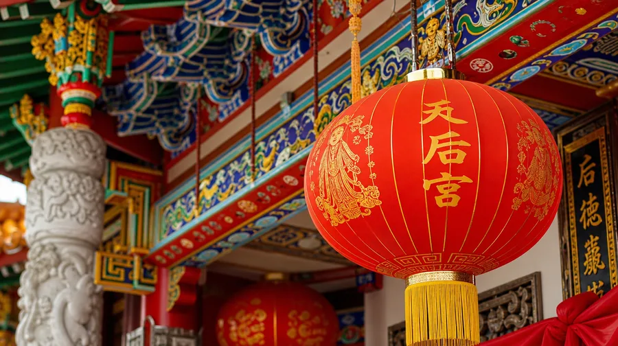 Deran Hou Tempel Chinesisches Neujahr & Feste