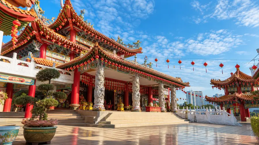 Deran Hou Tempel Chinesisches Neujahr & Feste