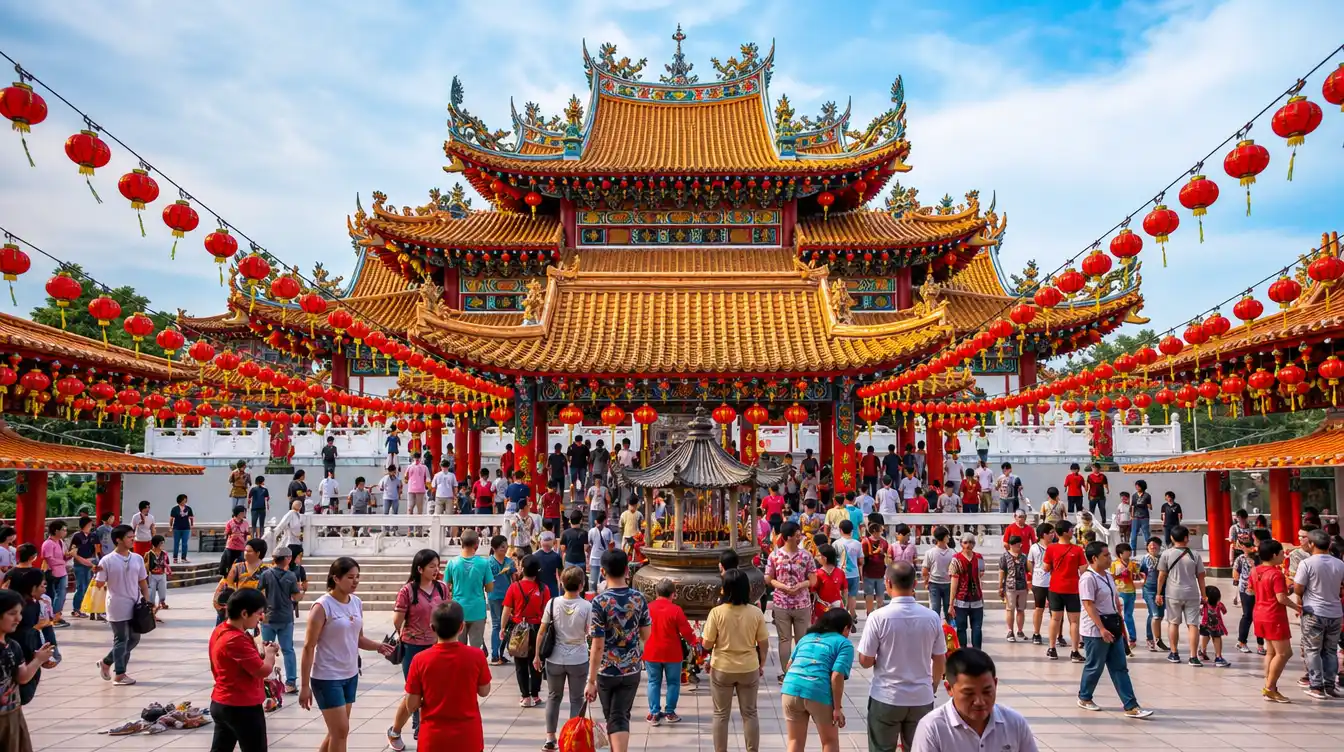 Temple Thean Hou : Nouvel An chinois et festivals