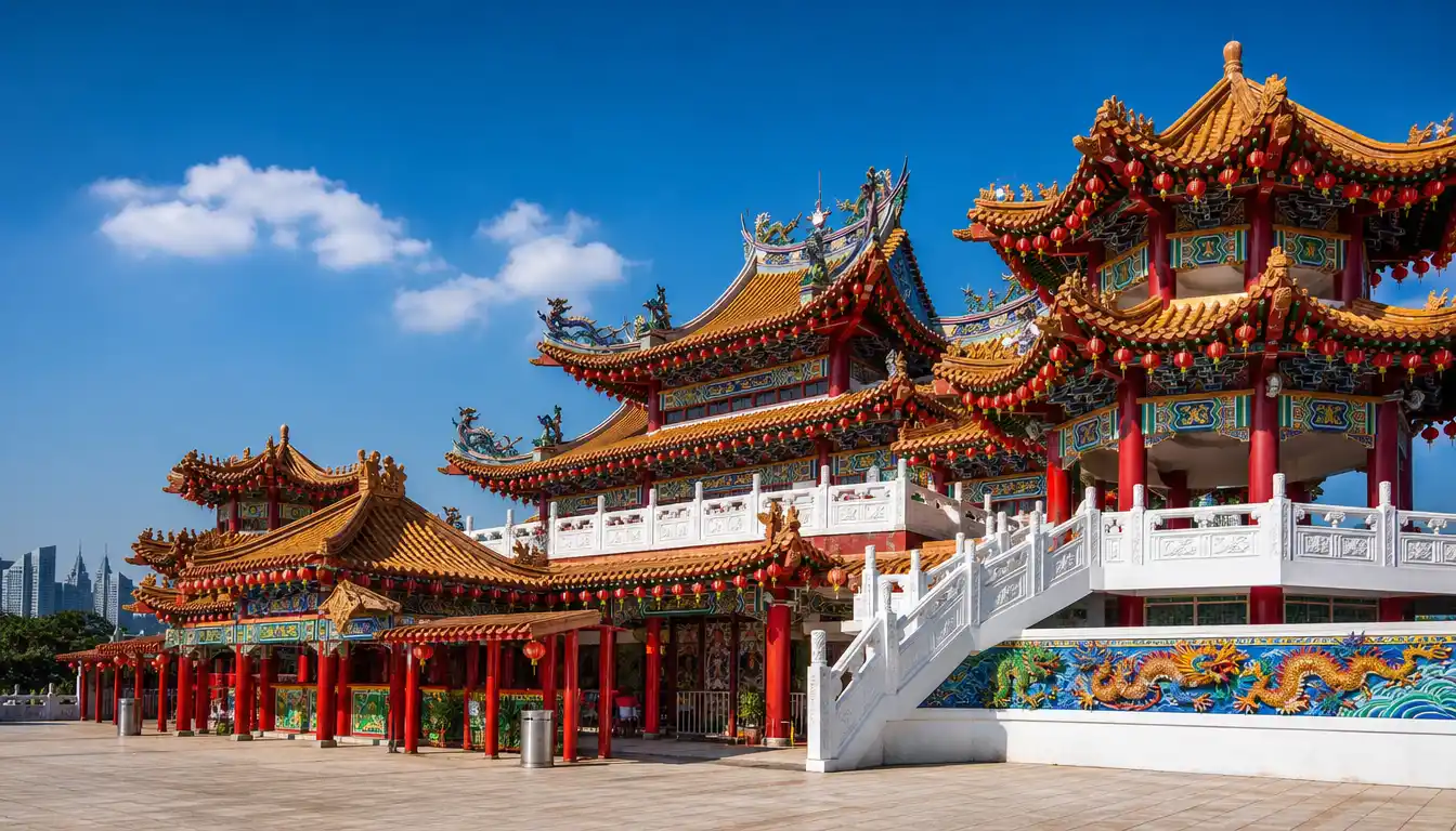 Heures d'ouverture et informations pour les visiteurs du temple Thean Hou